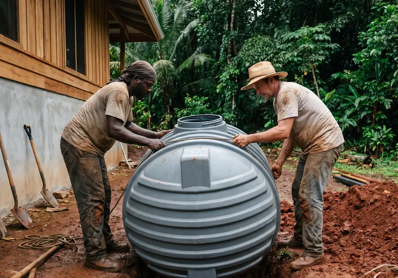 Fosse septique en Guyane