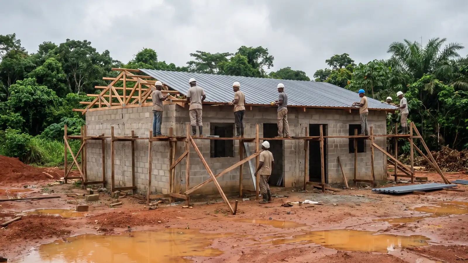 Constructeur de maison à Ducos (photo d'illustration)