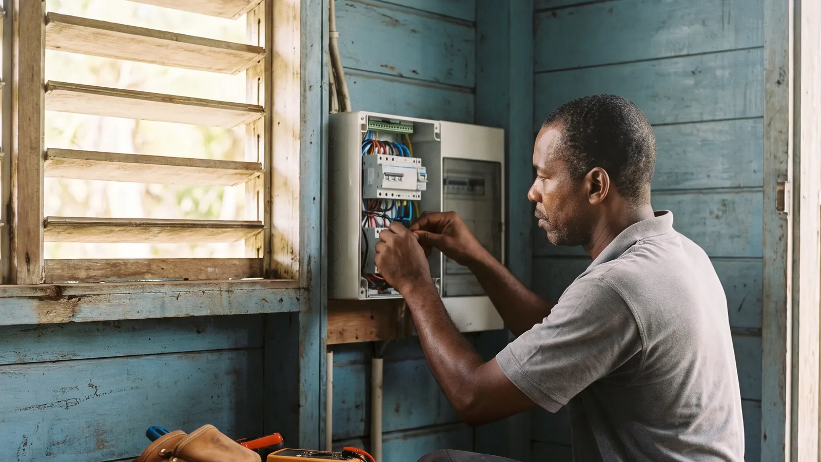 Installateur d'alarme à Cayenne (photo d'illustration)