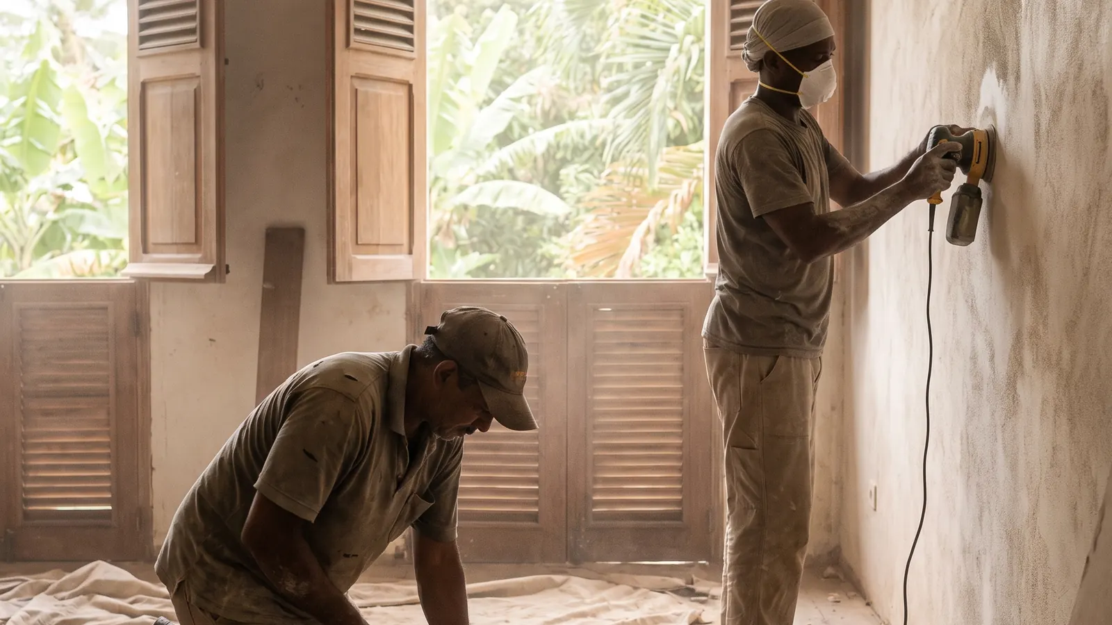 Peintre à Cayenne (photo d'illustration)