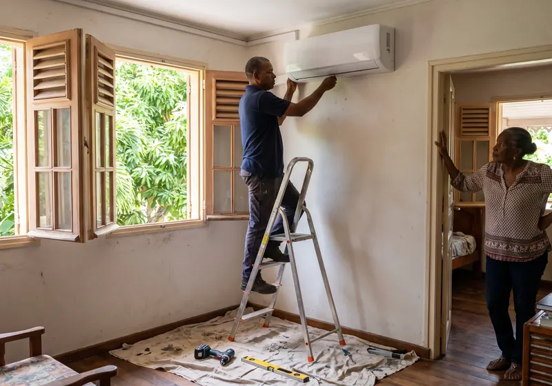 Pose de climatiseur en Guadeloupe
