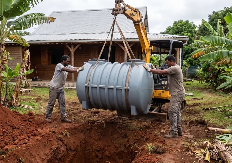 Fosse septique en Guadeloupe
