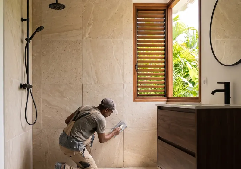 Salle de bain en Guyane